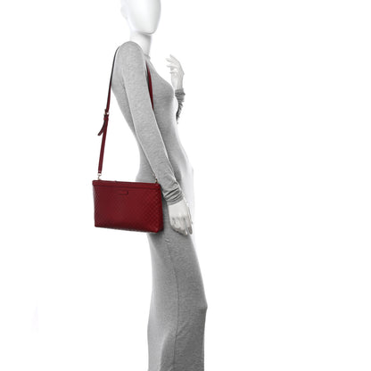 Gucci Microguccissima Flat Crossbody Red 2 of 11