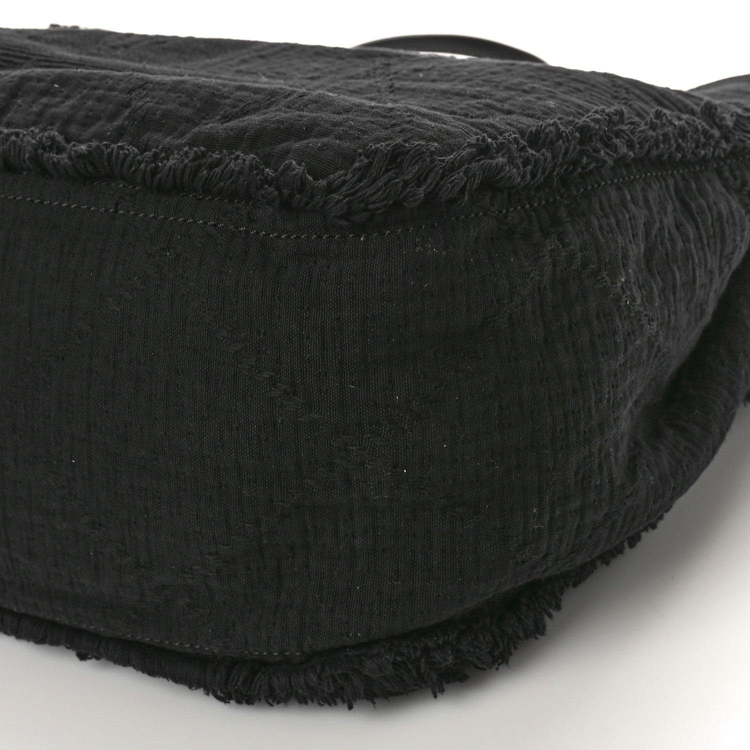 Chanel Canvas Extra Large Double Face Shopping Tote Black 9 of 9