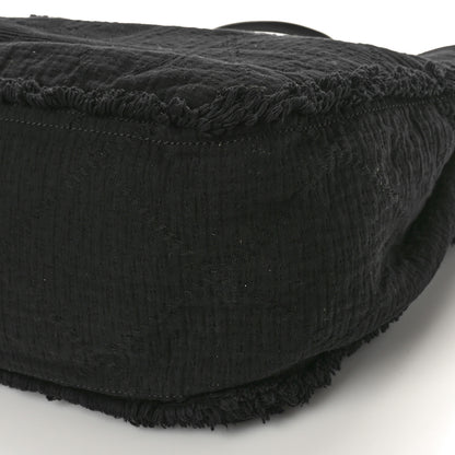 Chanel Canvas Extra Large Double Face Shopping Tote Black 9 of 9