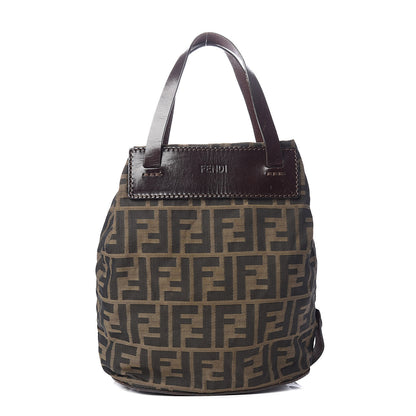 Fendi Zucca Mini Tote Tobacco 1 of 10