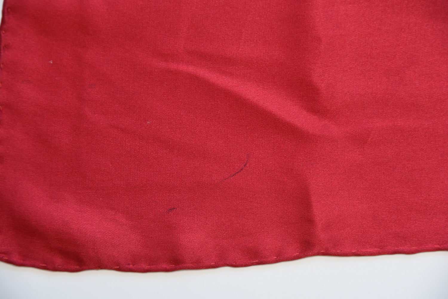 Chanel Silk CC Square Scarf Red 5 of 10