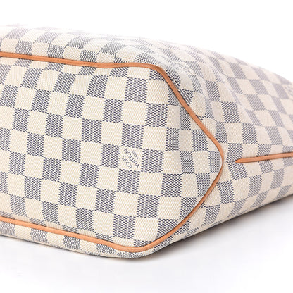 Louis Vuitton Damier Azur Delightful MM Rose Ballerine 9 of 17