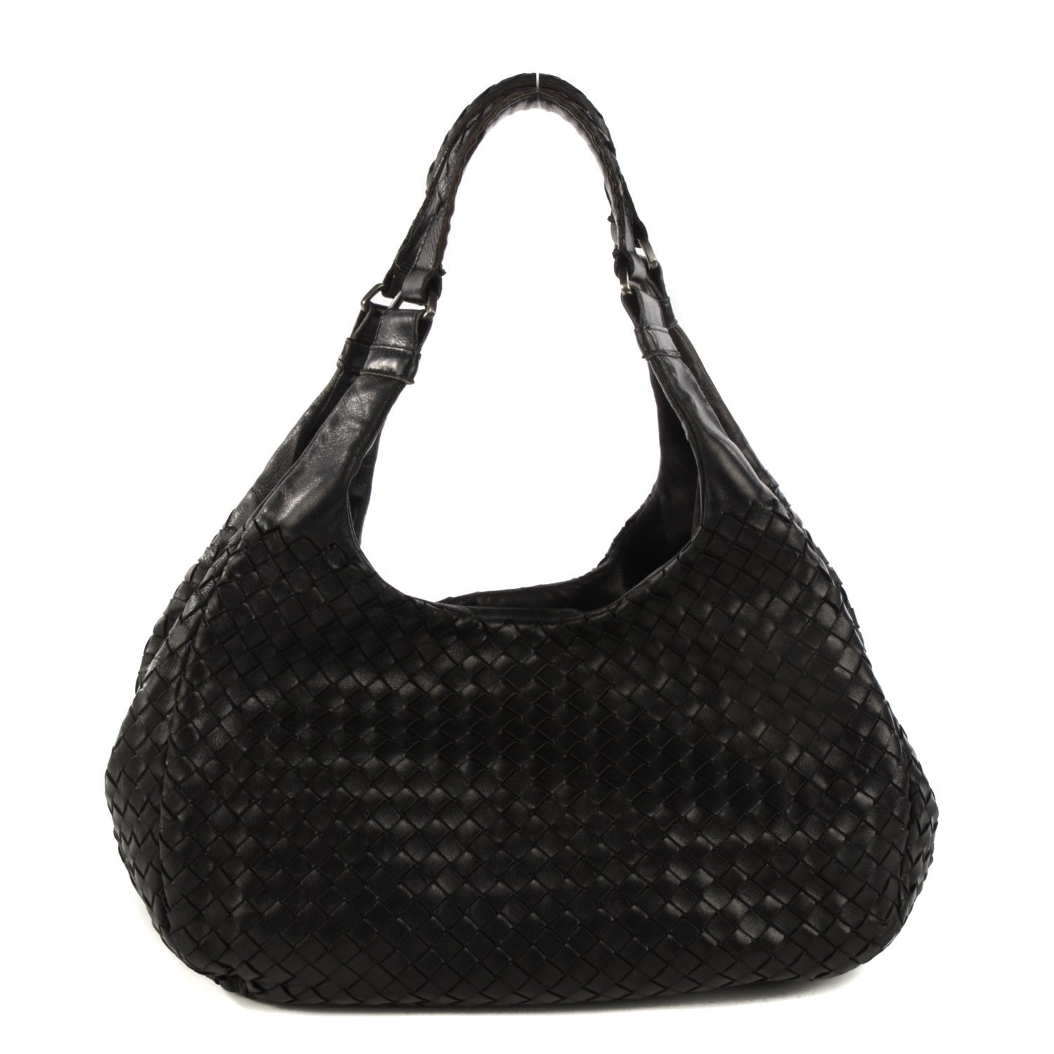 Bottega Veneta Nappa Intrecciato Medium Campana Nero Black 1 of 11