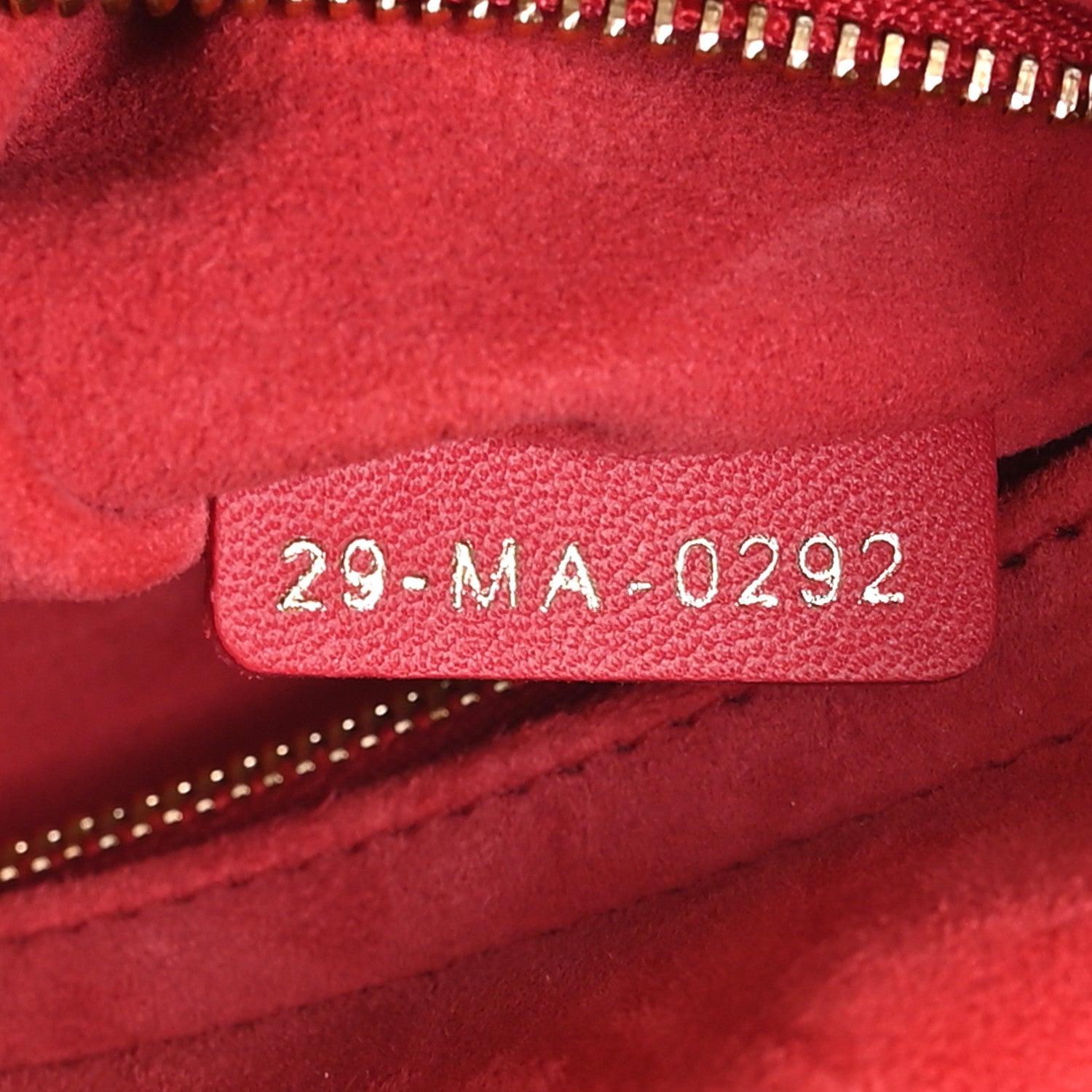 Christian Dior Lambskin Cannage Small My ABCDior Lady Dior Red 8 of 10