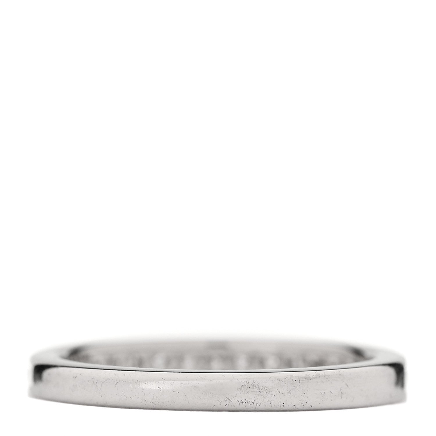 Tiffany Platinum Diamond 2.5mm Half Circle Wedding Band Ring 47 4.25 3 of 5