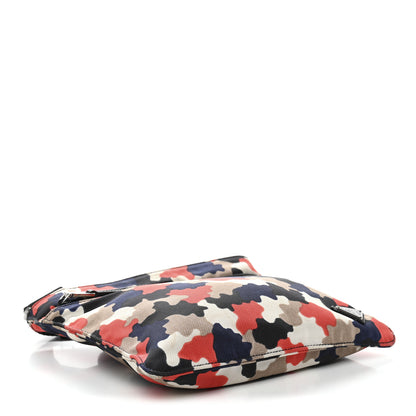Prada Cordura Saffiano Camouflage Crossbody Rosso 4 of 10