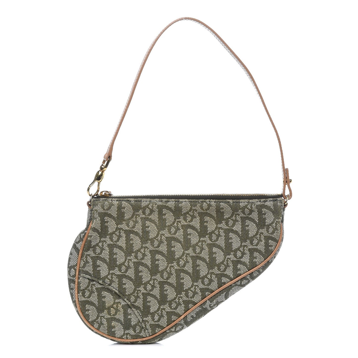 Monogram Mini Saddle Pochette Green