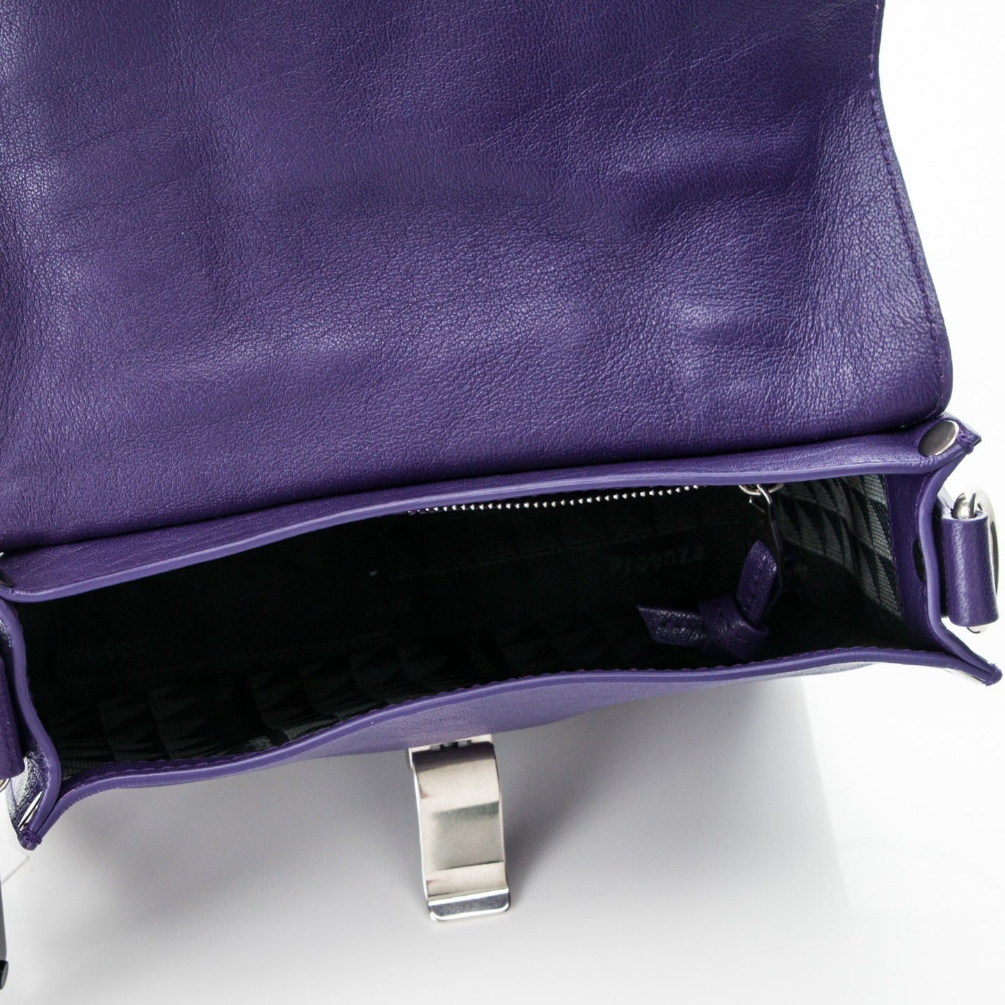 Lambskin PS1 Mini Pouch Messenger Bag Amethyst