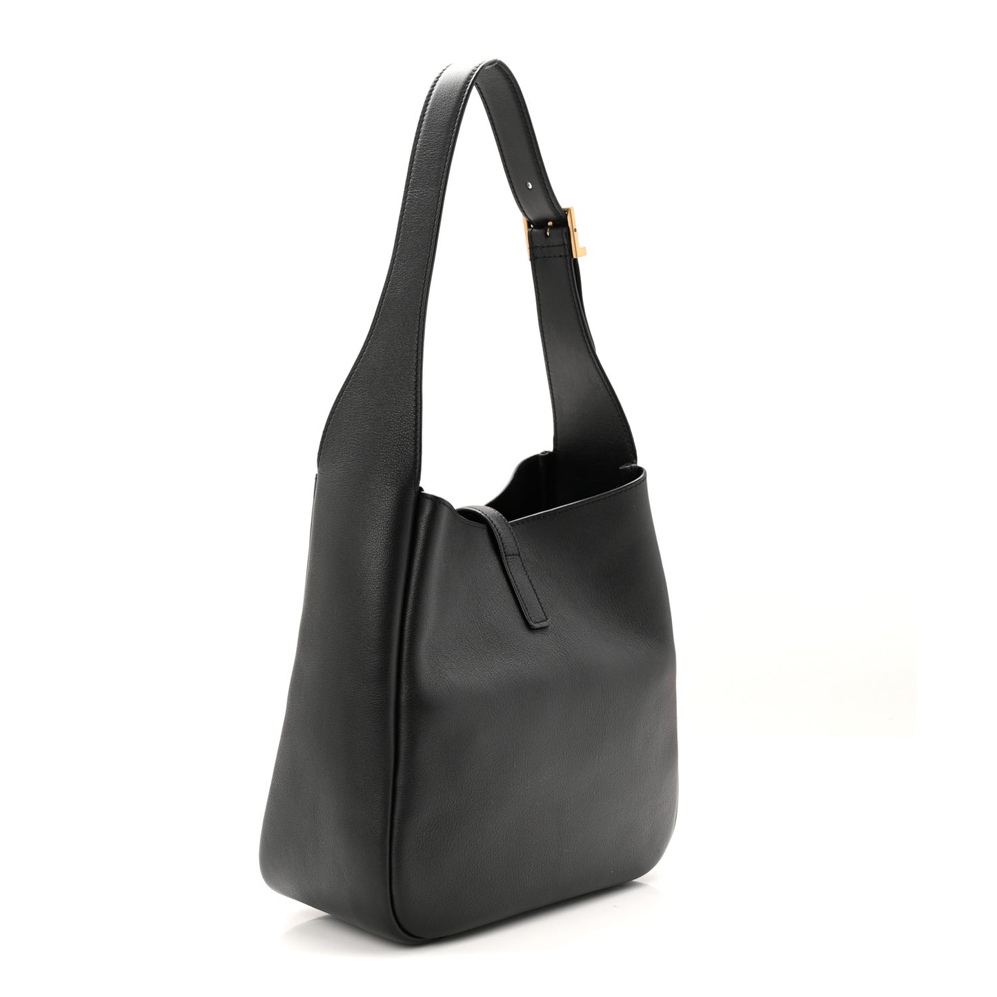 Smooth Calfskin Small Le 5 A 7 Soft Hobo Black