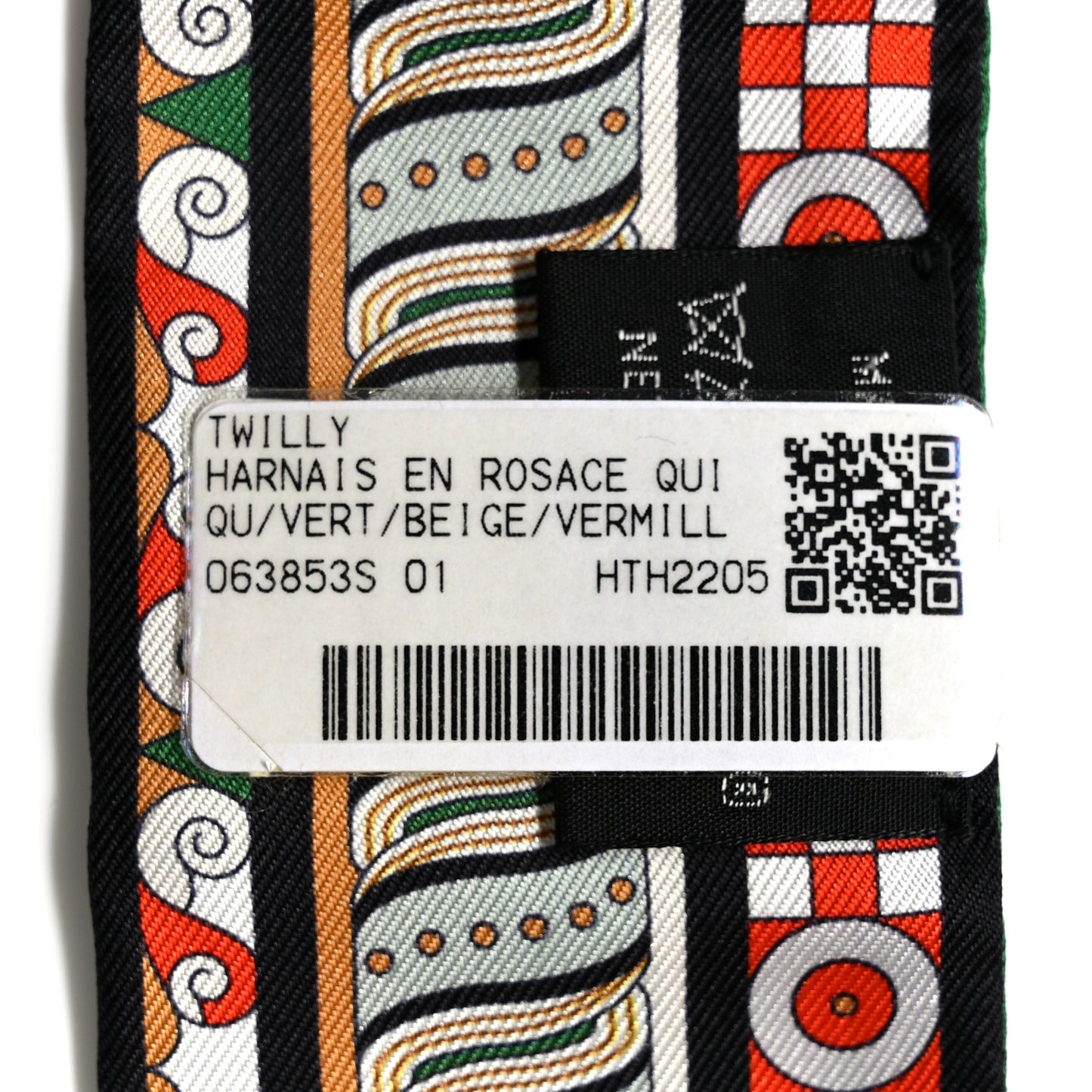 Silk Harnais En Rosace Twilly Vert Beige Vermillion