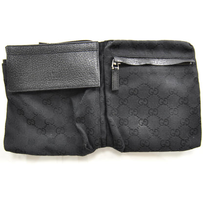 Gucci Monogram Belt Bag Black 1 of 6