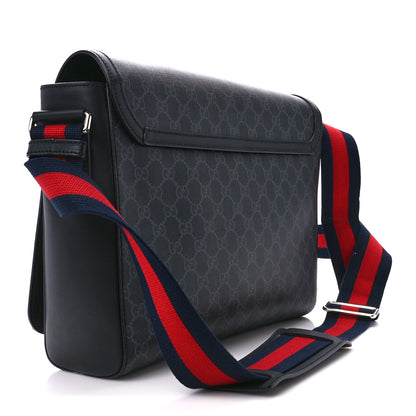 Gucci GG Supreme Monogram Night Courrier Flap Messenger Black Multicolor 3 of 13