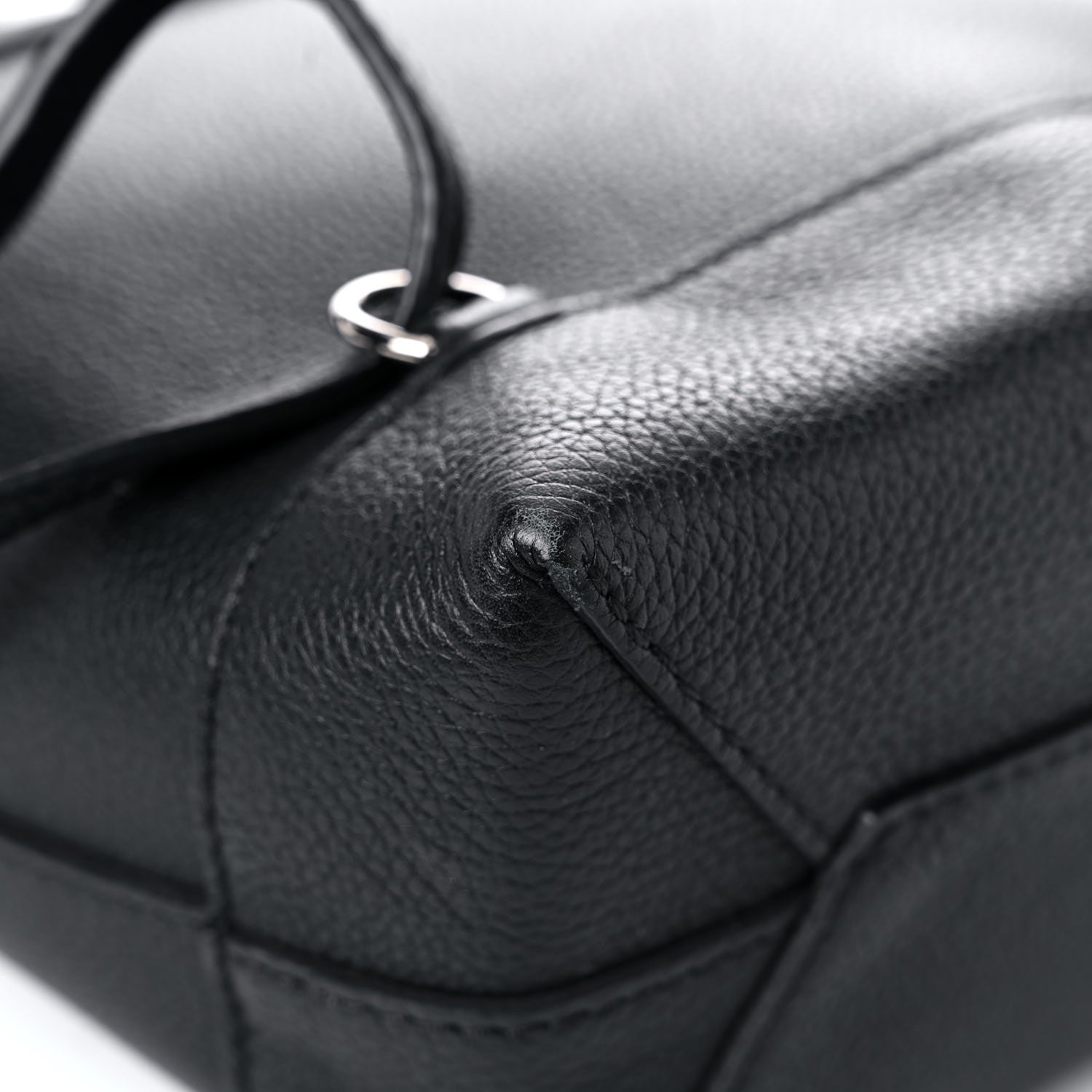 Louis Vuitton Calfskin Lockme Mini Backpack Black 8 of 14