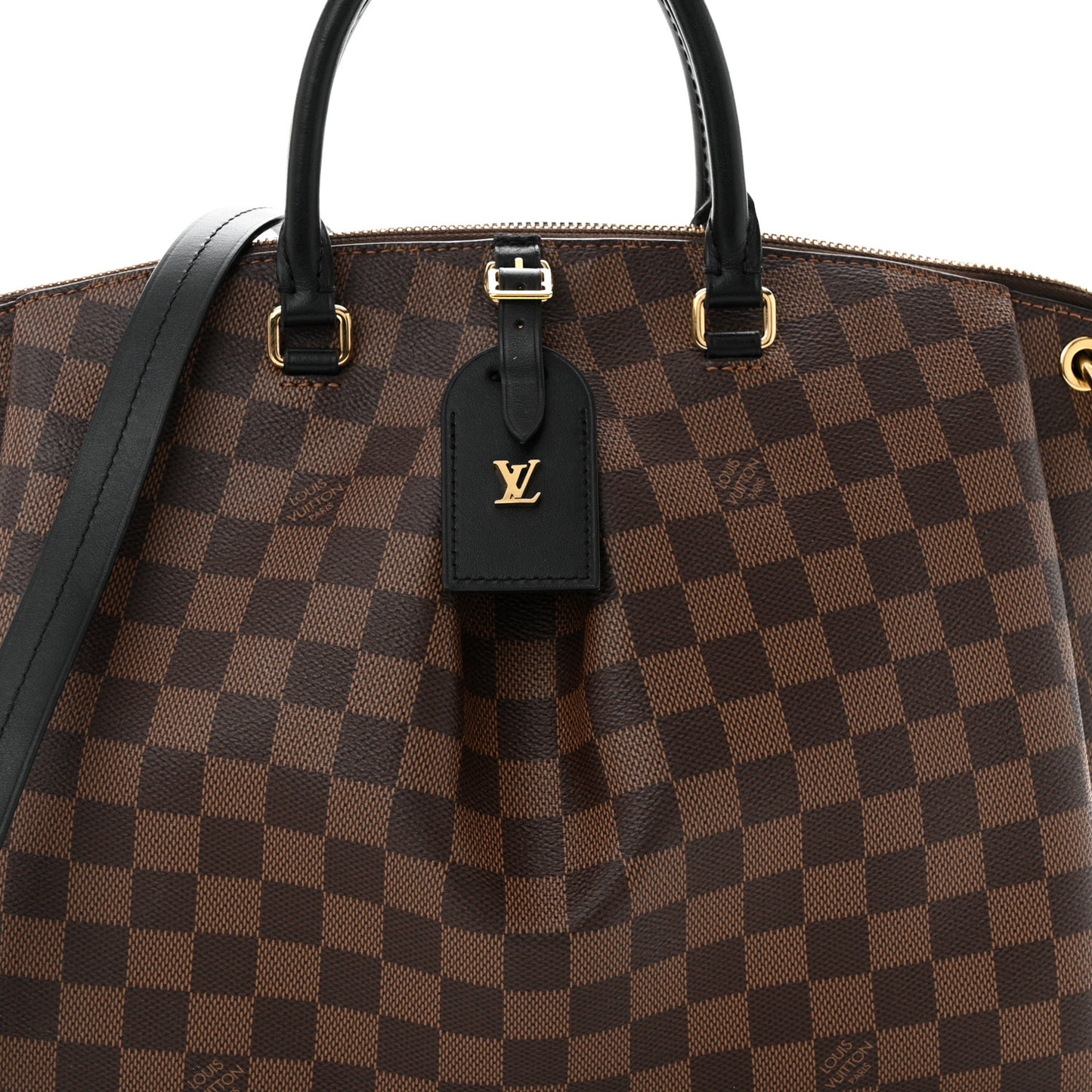 Damier Ebene Odeon Tote MM Black