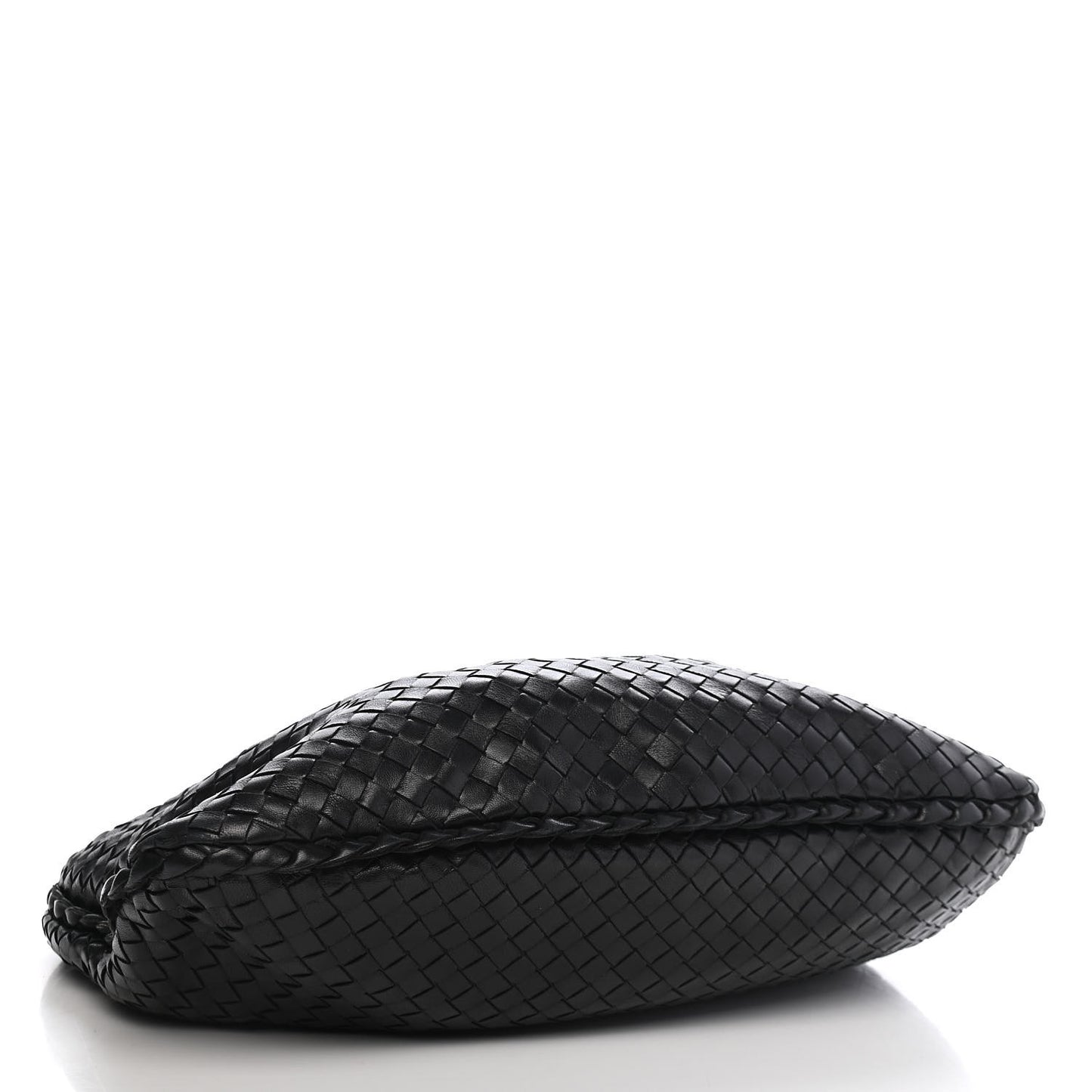 Nappa Intrecciato Medium Veneta Hobo Black