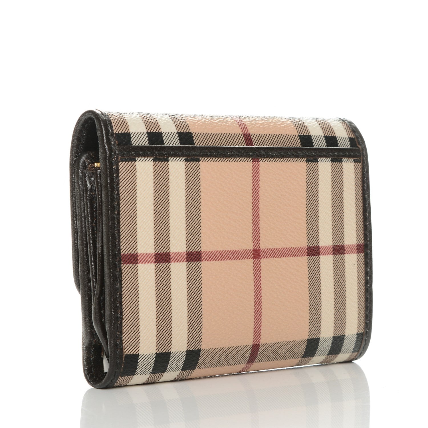 Burberry Haymarket Check Medium Bellfield ID Wallet Chocolate 3 of 6