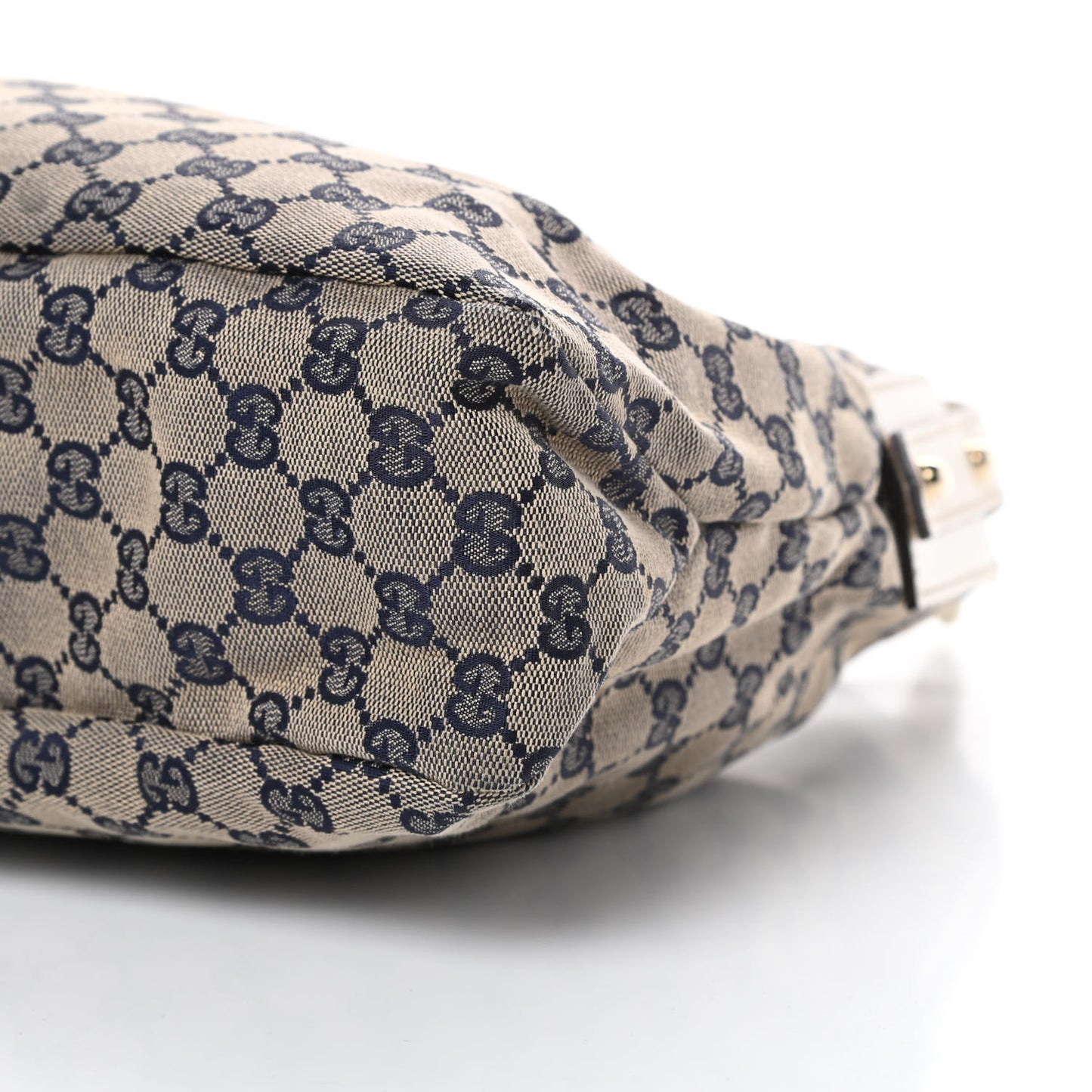 Monogram Medium Horsebit Chain Hobo Navy