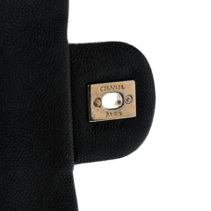 Chanel Caviar Stitched Flap Black 10 of 12