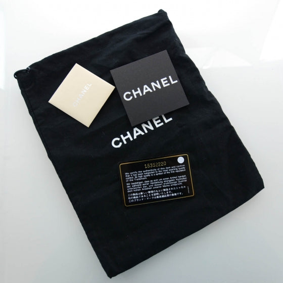 Lambskin Vertical Stitched Mini Flap Black