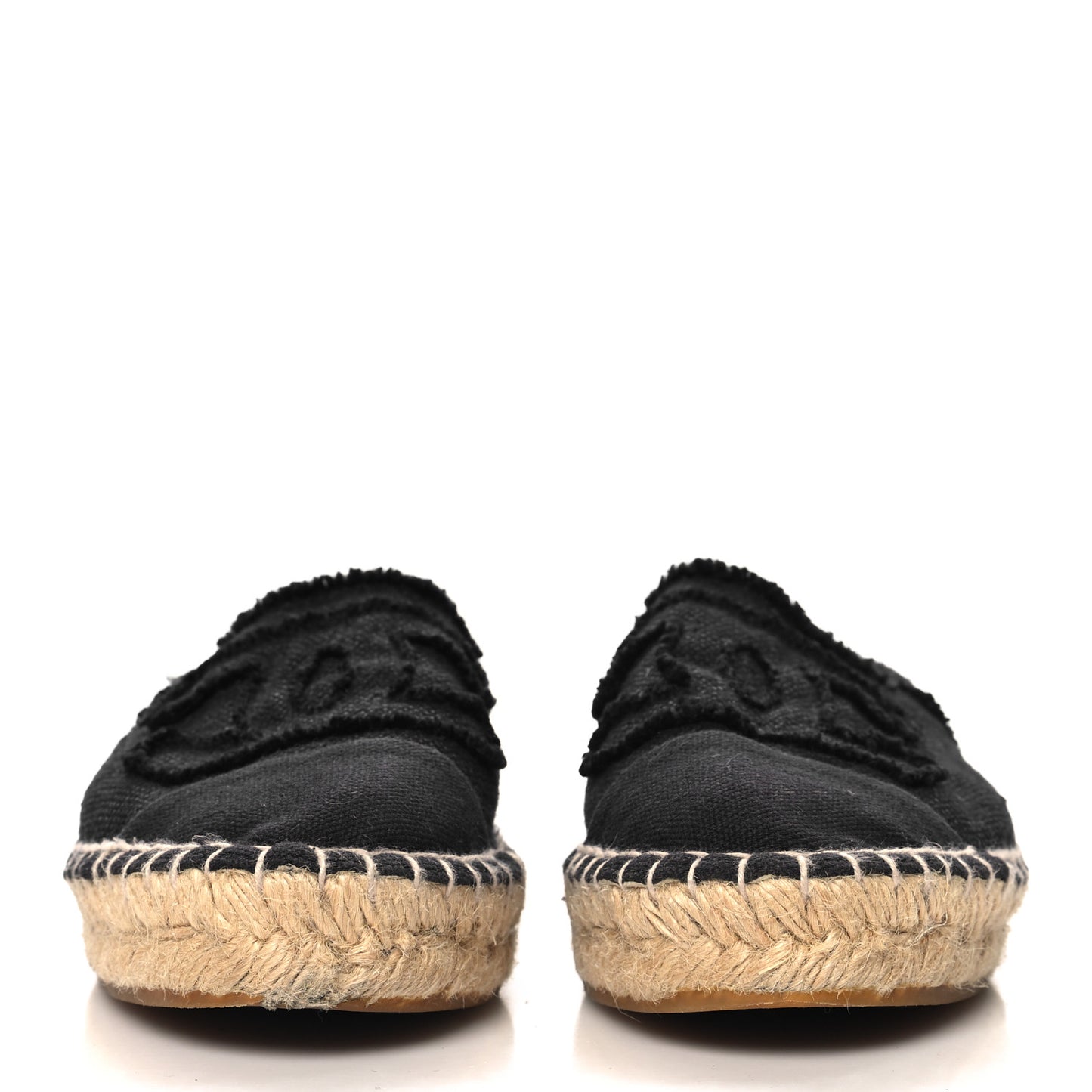 Denim Toile CC Espadrilles 37 Black