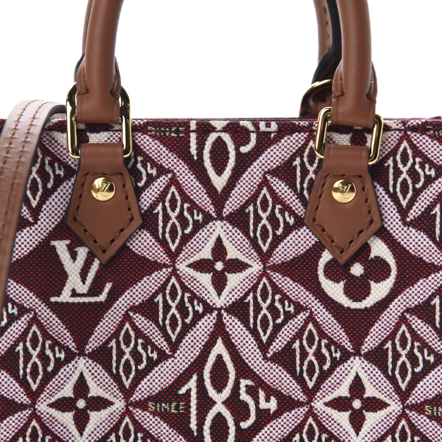 Louis Vuitton Jacquard Since 1854 Petit Sac Plat Bordeaux 10 of 11