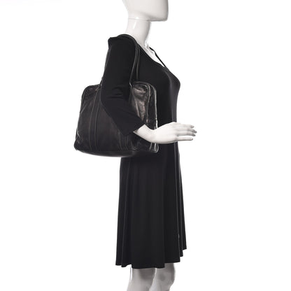 Prada Nappa Soft Tote Black 2 of 10