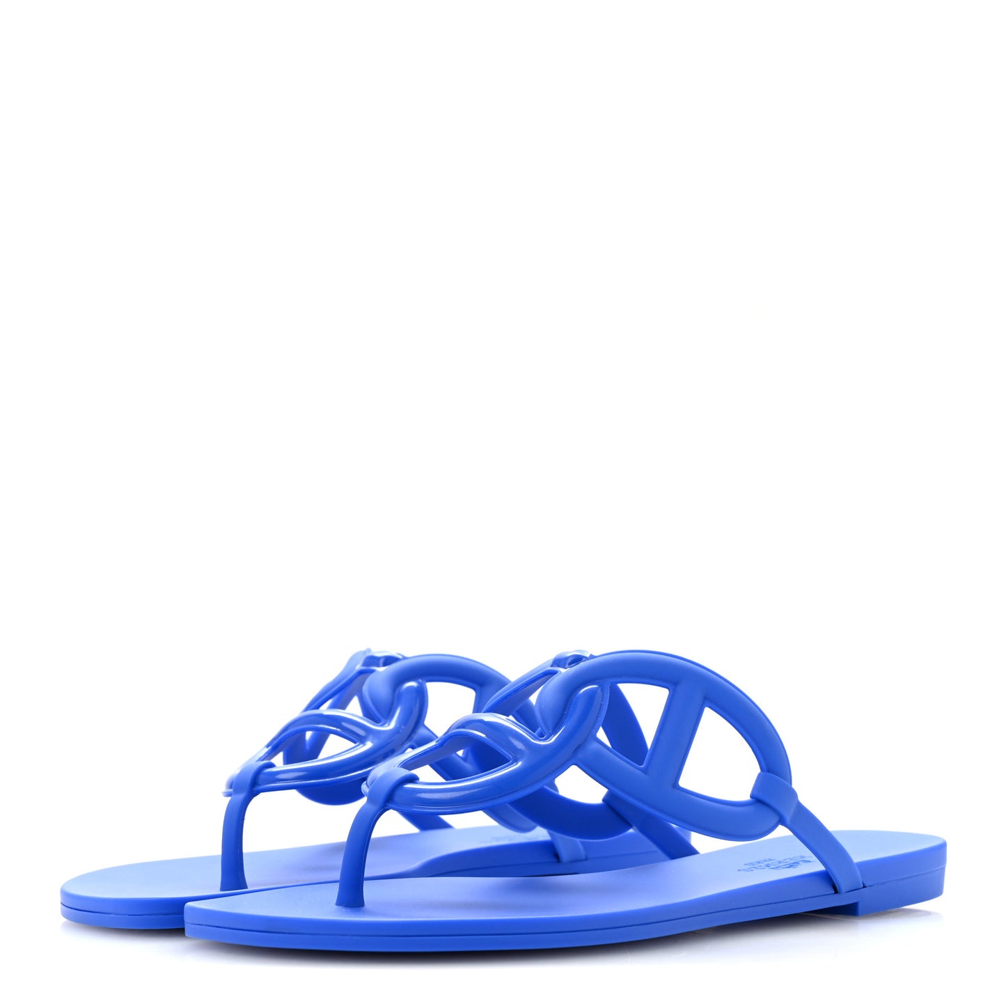 Rubber Womens Egerie Sandals 37 Bleu Outremer