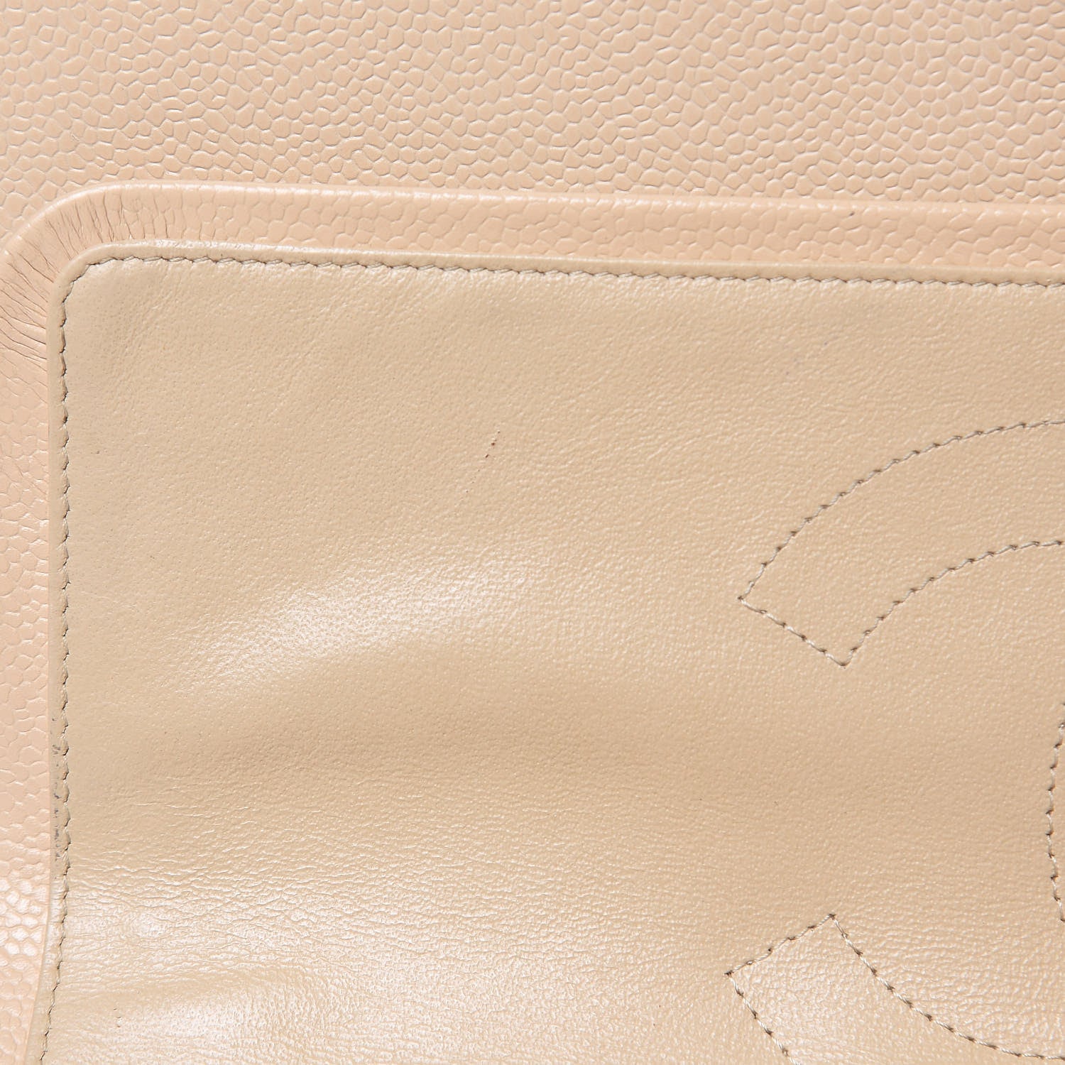 Chanel Caviar Quilted Jumbo Double Flap Beige Clair 11 of 16