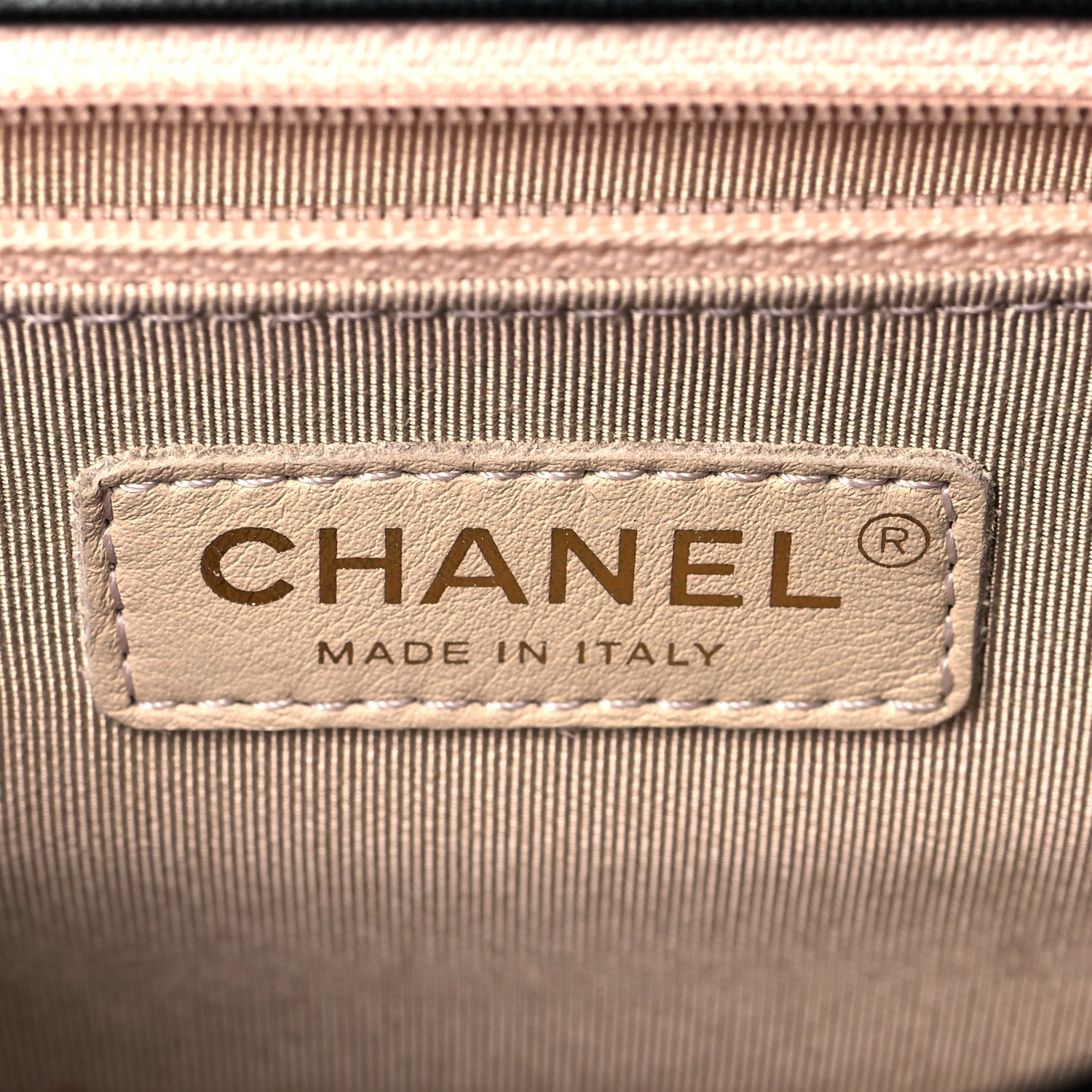 Chanel Goatskin Quilted Pearl Chain Flap Bag Black 6 of 10