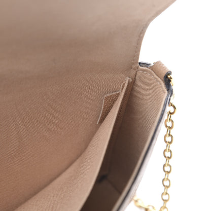 Louis Vuitton Empreinte Pochette Felicie Chain Wallet Papyrus 9 of 17