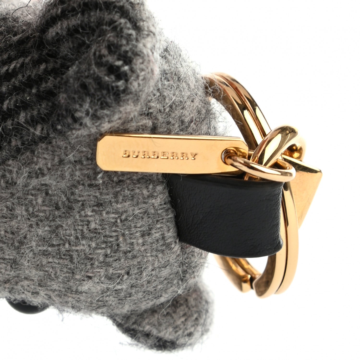 Burberry Cashmere House Check Thomas Bear Bag Charm Stone 5 of 5