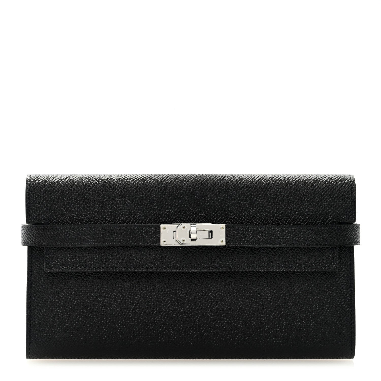 Hermes Epsom Kelly Longue Wallet Black 1 of 9