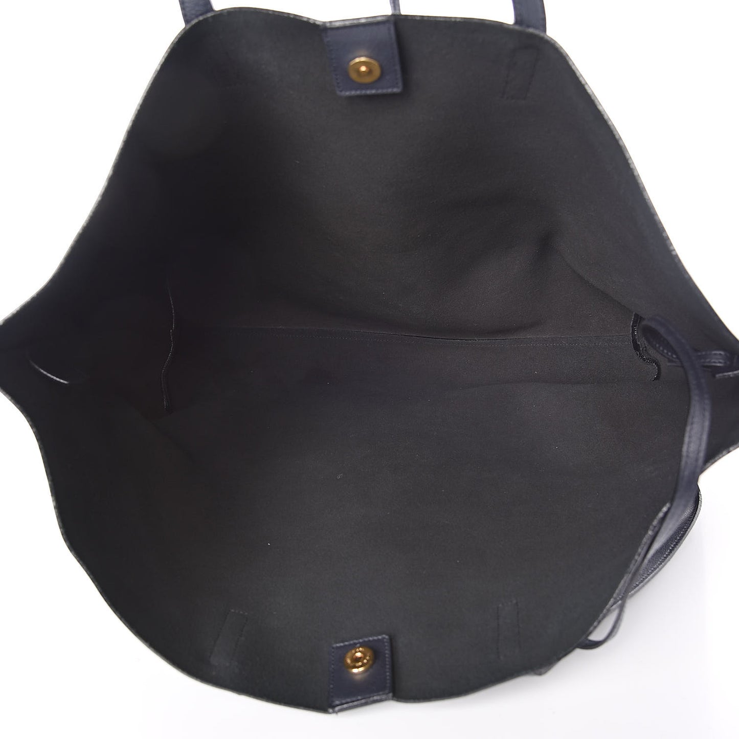Calfskin Large Shopping Tote Navy