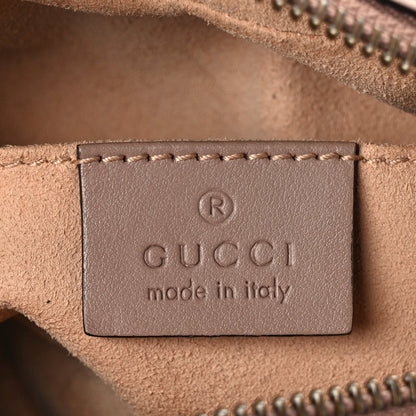 Gucci Calfskin Matelasse Mini GG Marmont Chain Shoulder Bag Porcelain Rose 6 of 14