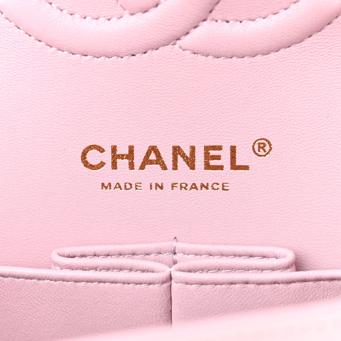 Caviar Quilted Medium Double Flap Light Pink