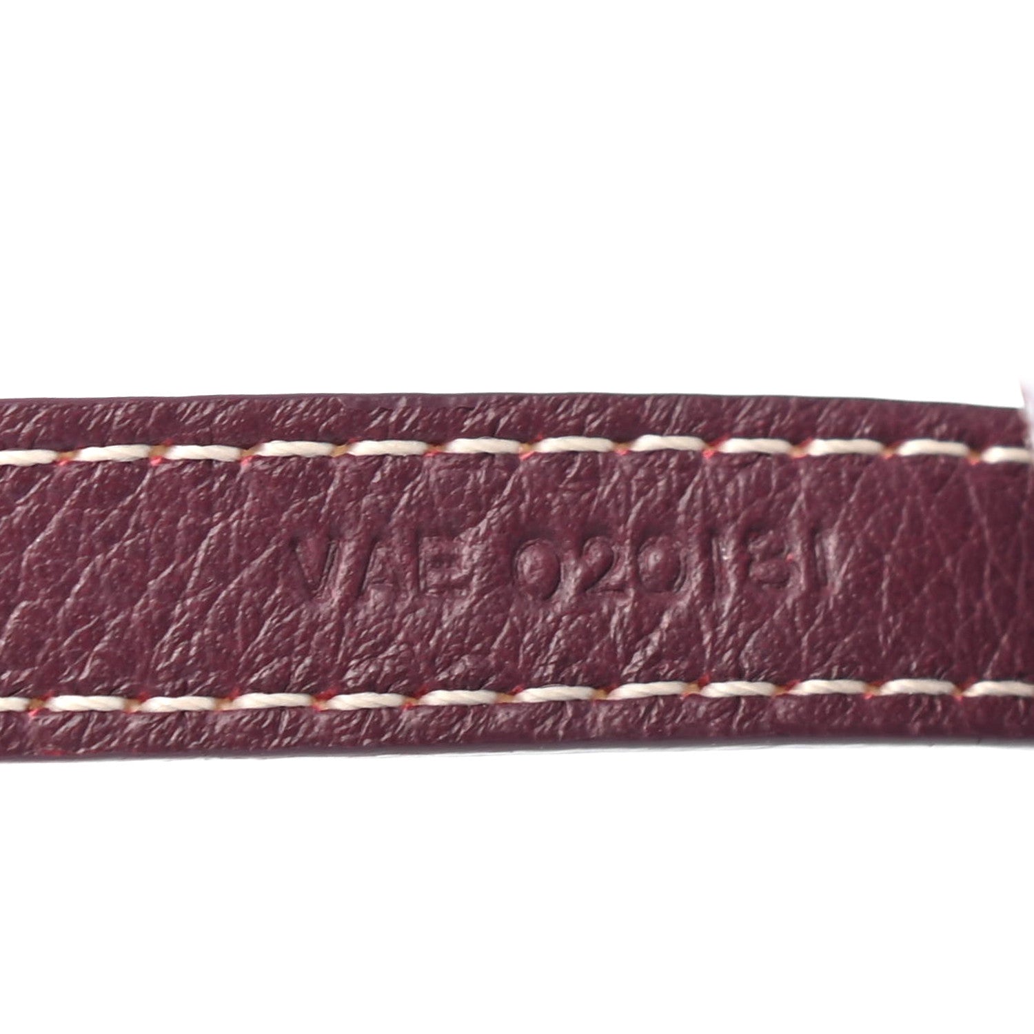Goyard Goyardine Sesame Key Holder Burgundy 4 of 4