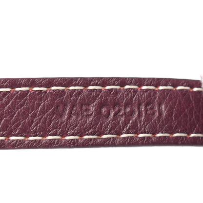 Goyard Goyardine Sesame Key Holder Burgundy 4 of 4