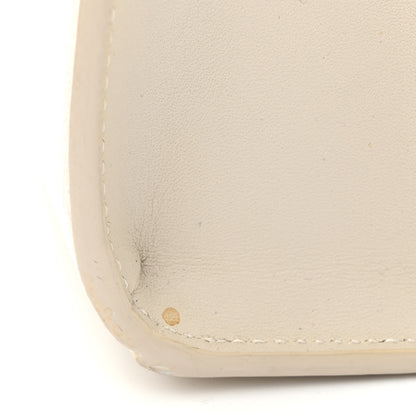 Saint Laurent Smooth Calfskin Medium Classic Monogram Cassandra Top Handle Crema Soft Rouge Legion 13 of 19