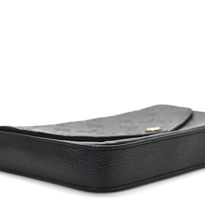 Louis Vuitton Empreinte Pochette Felicie Chain Wallet Black 8 of 11