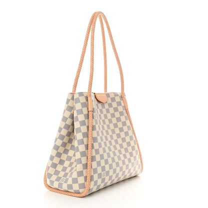 Louis Vuitton Damier Azur Propriano Rose Ballerine 3 of 9