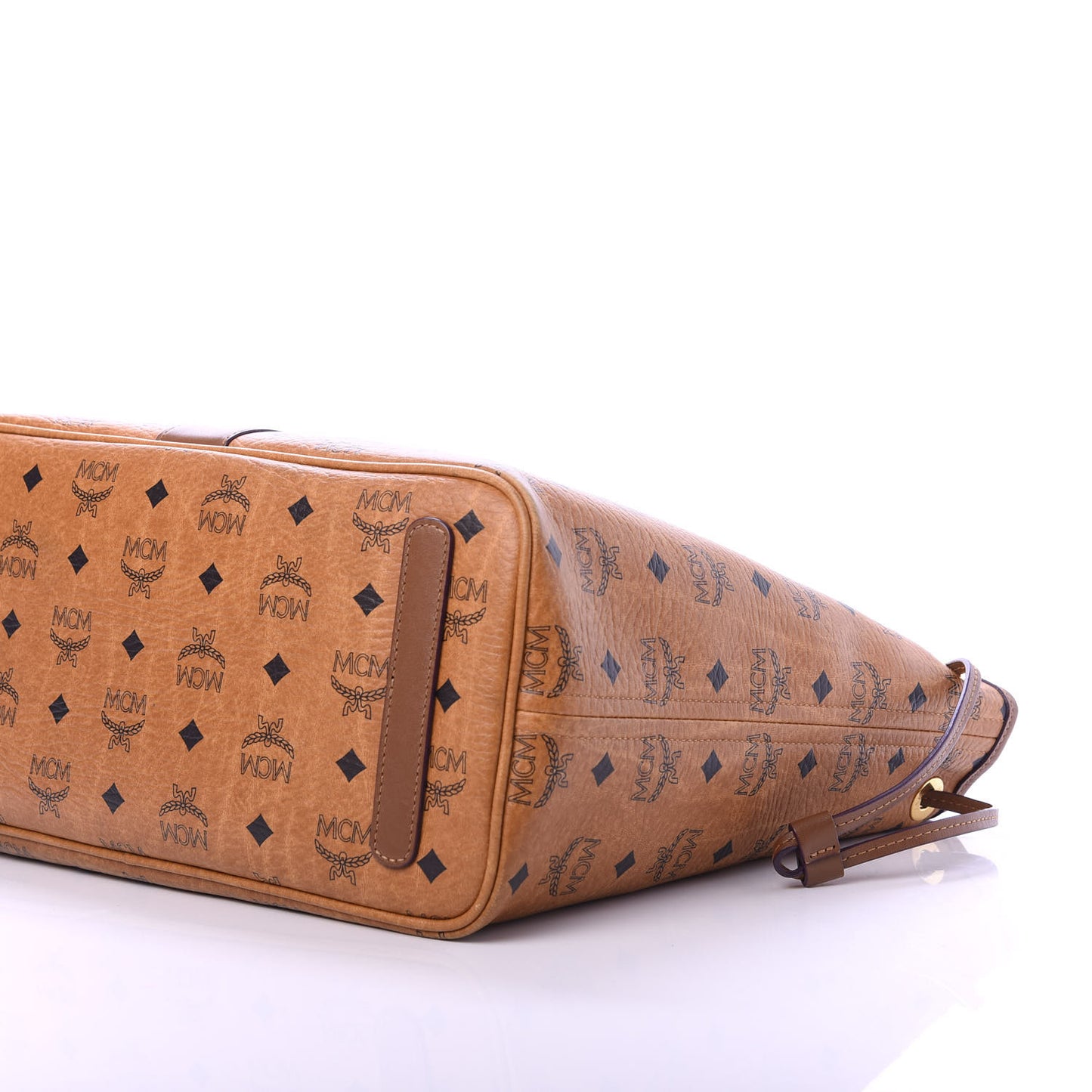 Visetos Medium Liz Reversible Shopper Tote Cognac