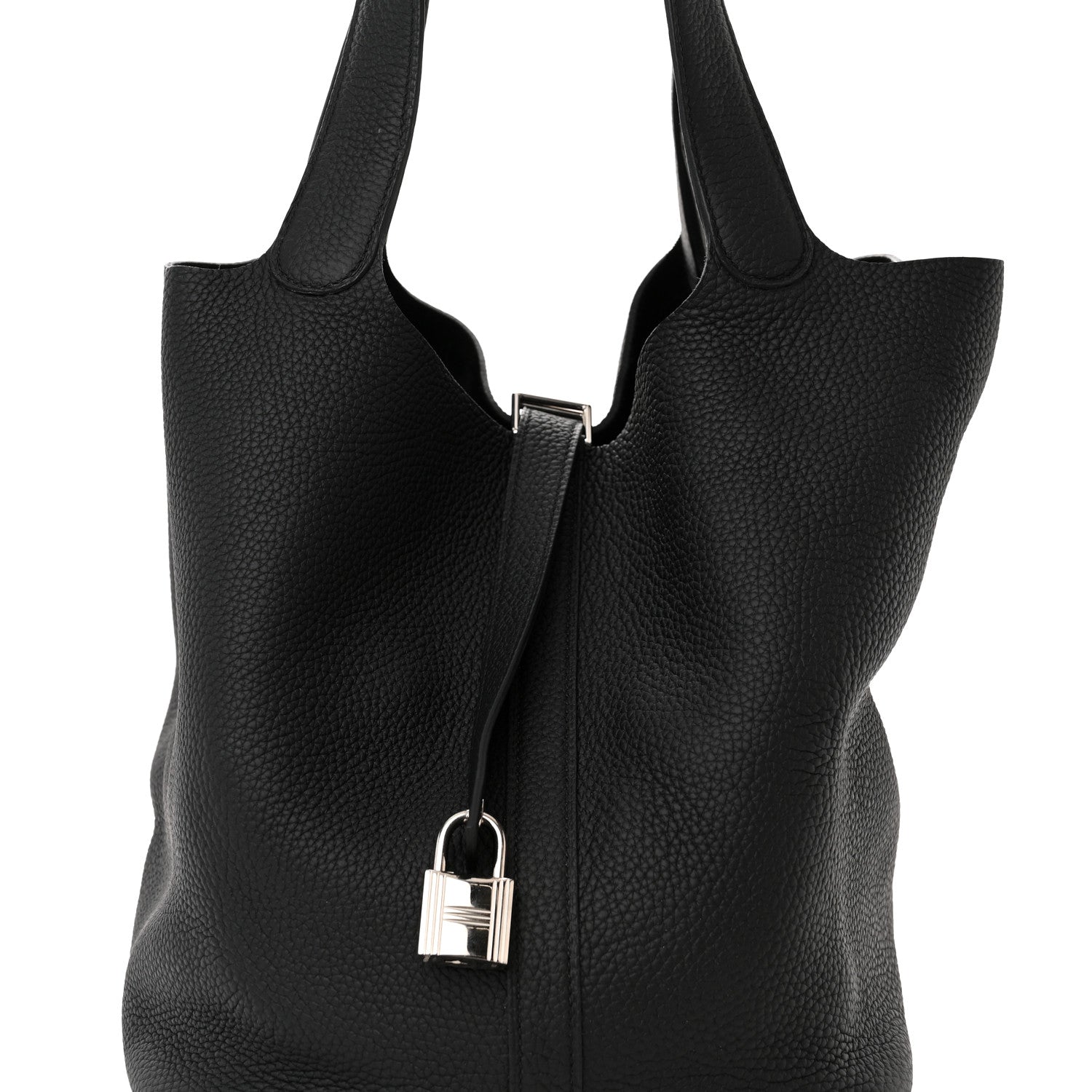Hermes Taurillon Clemence Picotin Lock 26 GM Black 8 of 11