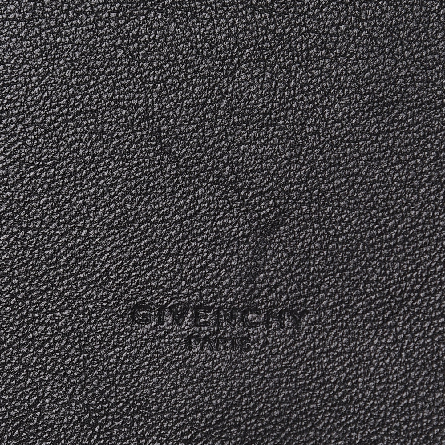 Lambskin Emblem Chain Wallet Black