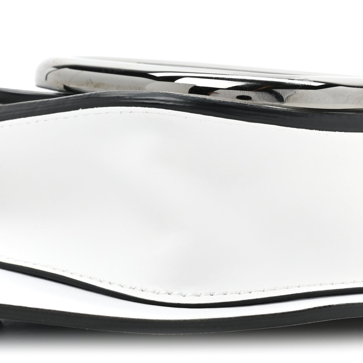 Calfskin Supervee Belt Bag White