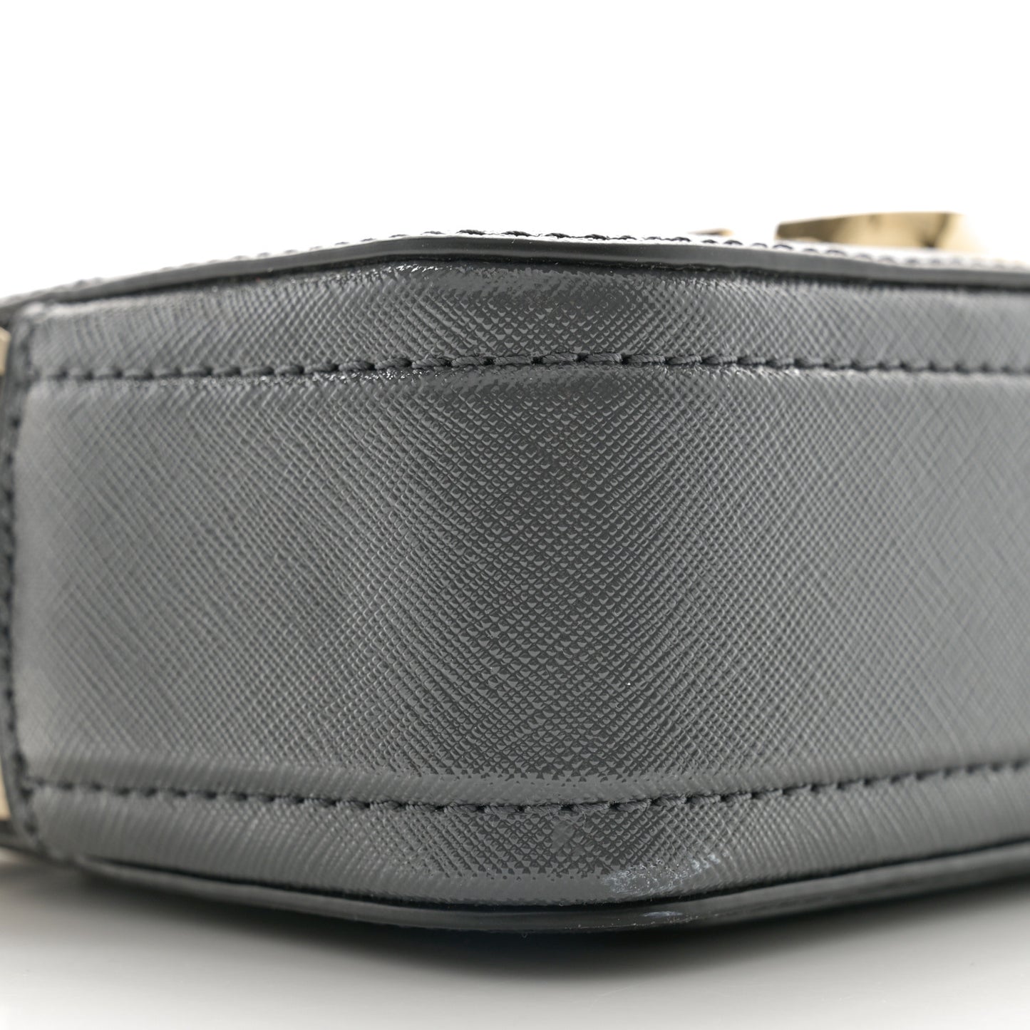 Saffiano Small Snapshot Camera New Black Mulitcolor