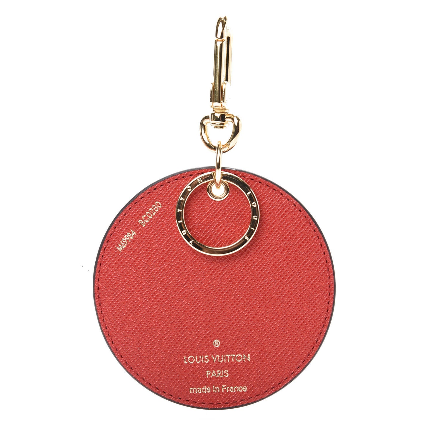 Monogram 2020 Christmas Animation Bumper Cars Bag Charm Key Ring Coquelicot