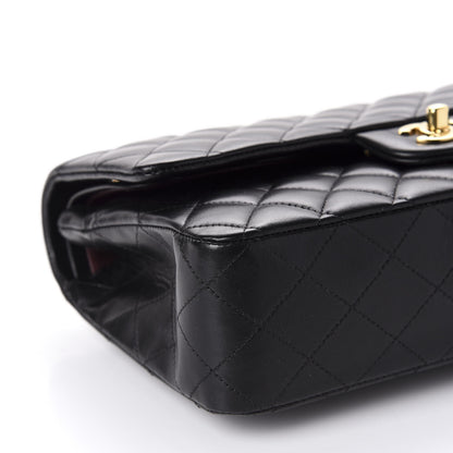 Chanel Lambskin Quilted Medium Double Flap Black 7 of 11