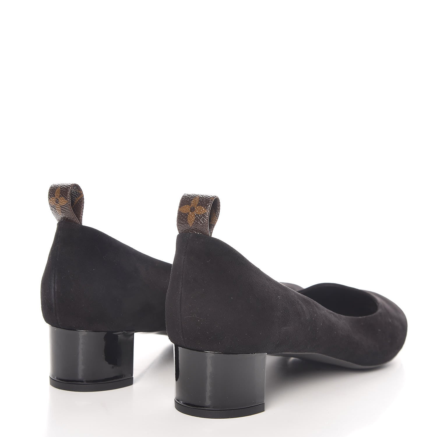 Louis Vuitton Suede Uniformes Pump 40 Black 4 of 10
