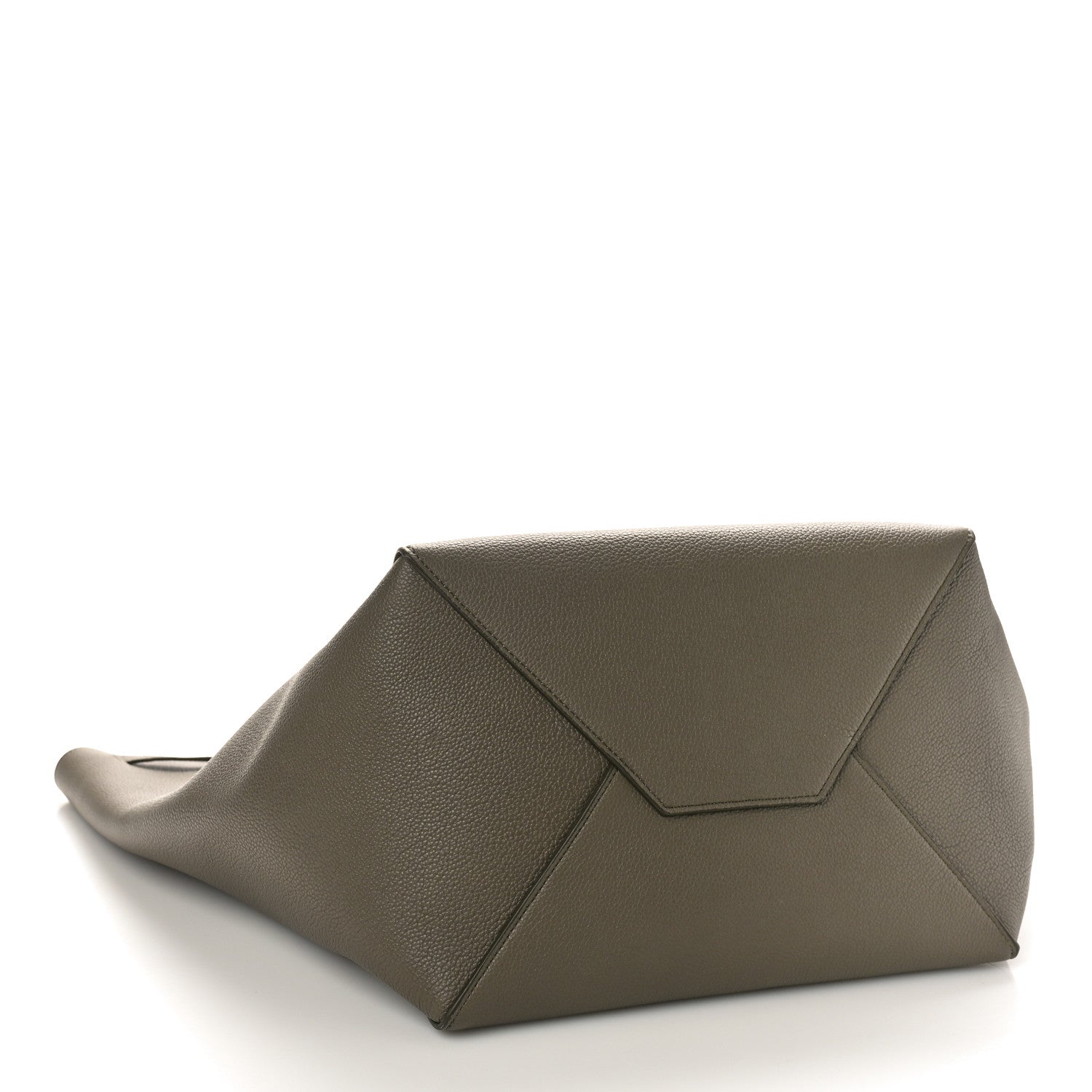Celine Soft Grained Calfskin Small Belt Cabas Phantom Grey 4 of 8