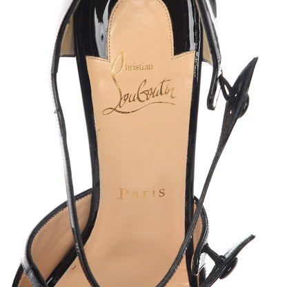 Christian Louboutin Patent Debriditoe 85 Pumps 39 Black 7 of 7